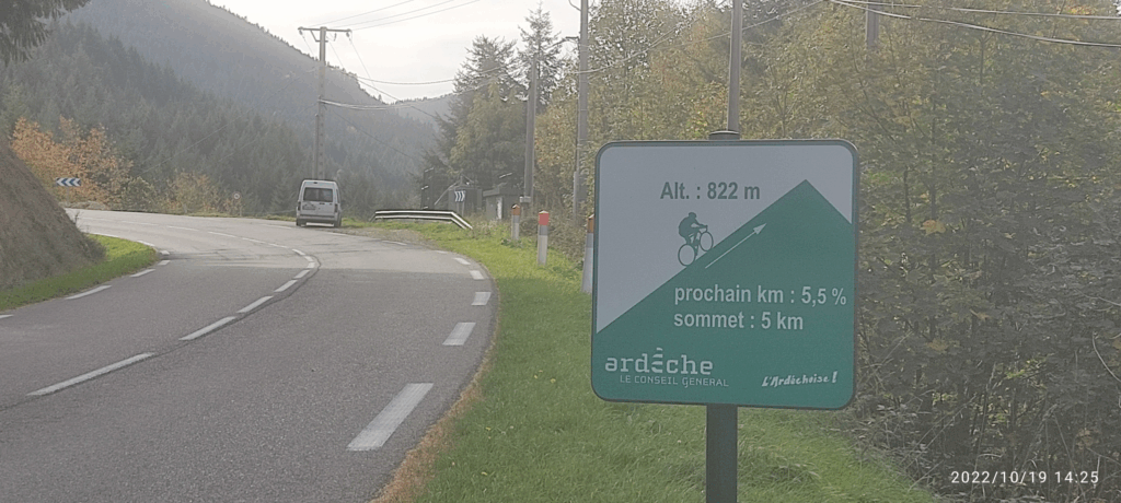 Radfahren in der Ardeche