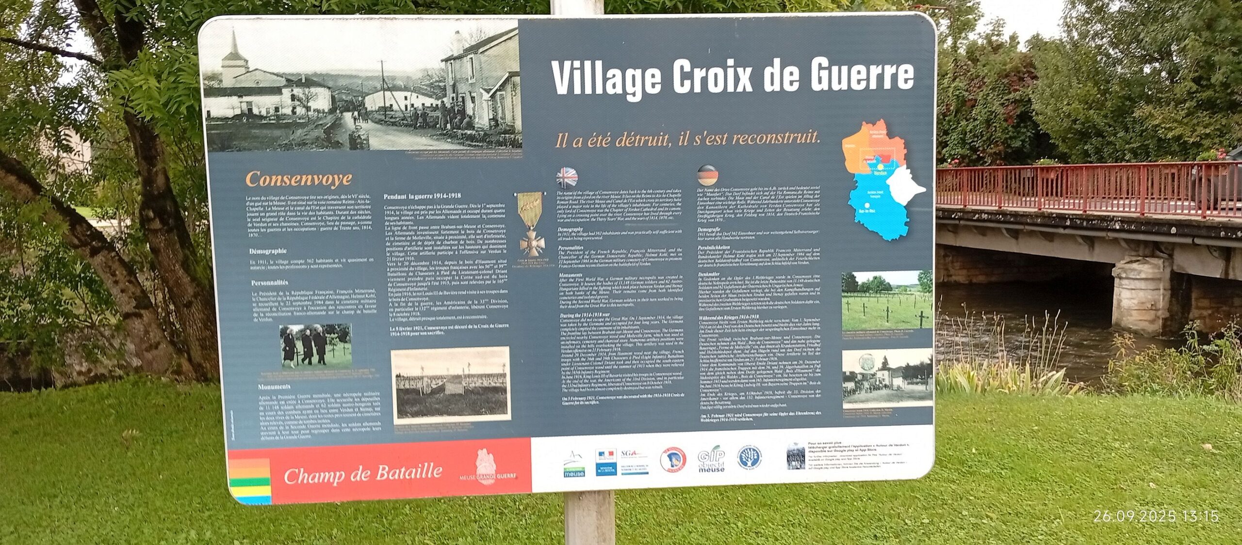Consenvoye | Village Croix de Guerre