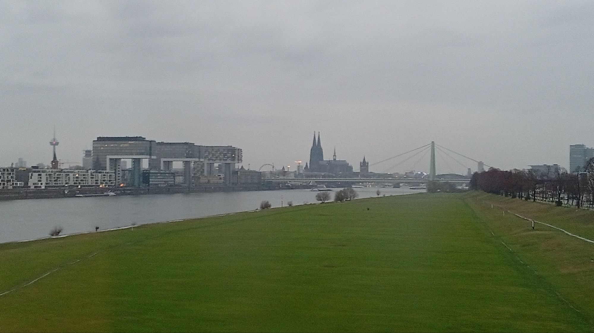 Mit Regionalzug über die Südbrücke